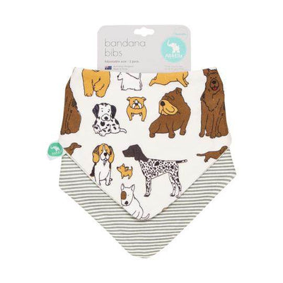 All 4 Ella Reversible Bandana Bibs 2 Pack - Dog Breed - Outlet Shop For Kids