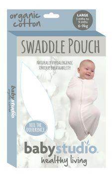 Baby Studio 1.0 TOG Organic Swaddlepouch - Dusty Pink - Outlet Shop For Kids