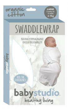 Baby Studio 1.0 TOG Organic Swaddlewrap - Dusty Pink - Outlet Shop For Kids