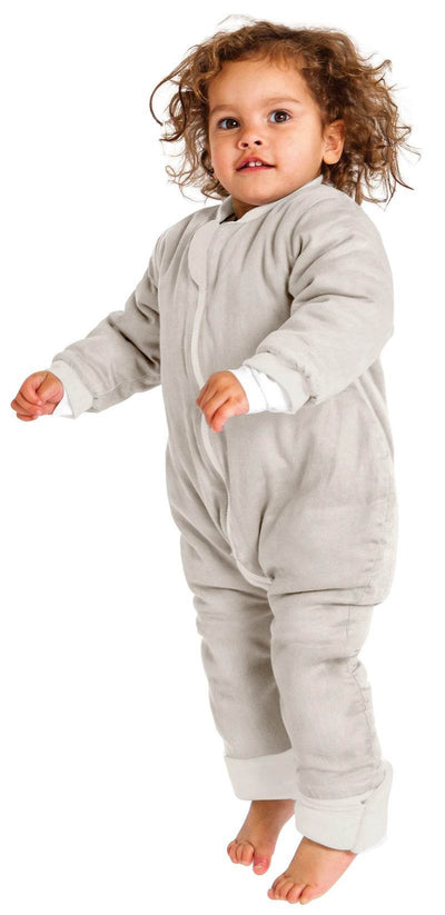 Baby Studio Cotton Warmies With Arms And Legs 3.0 TOG - Oatmeal/Rumble Jungle - Outlet Shop For Kids
