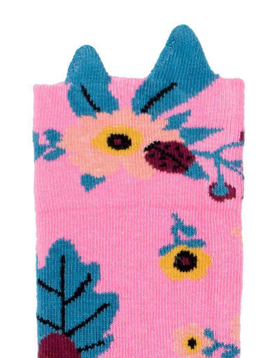 Billy Loves Audrey Garden Socks - Knee High Pink-Outlet Shop For Kids