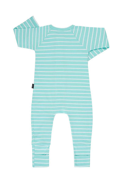 Bonds 2 Way Zip Wondersuit - Jasmint & White Stripe - Outlet Shop For Kids