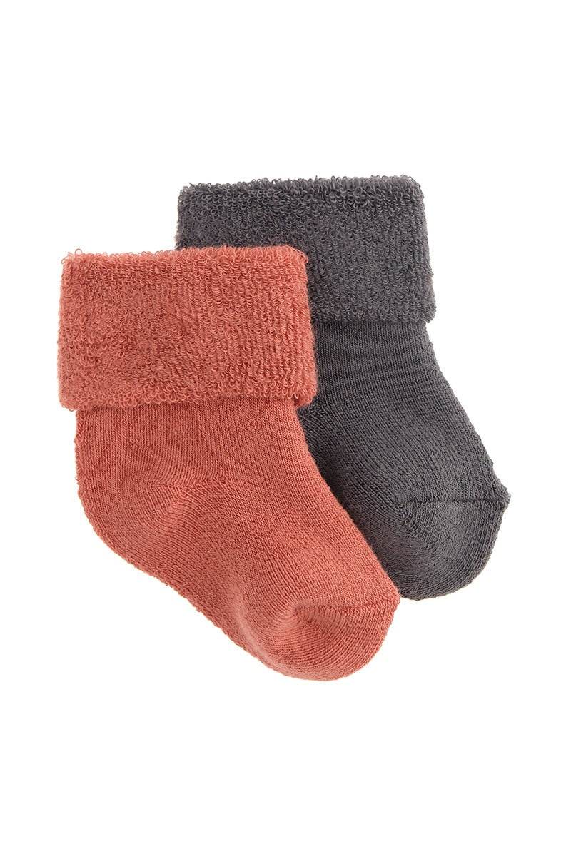 Bonds Baby Newbies Wondersocks 2 Pack - Dawn Patrol/Iso Grey - Outlet Shop For Kids