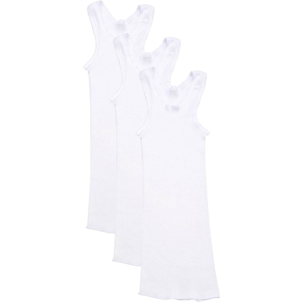 Bonds Baby Singlet Set 3 Pack - White - Outlet Shop For Kids