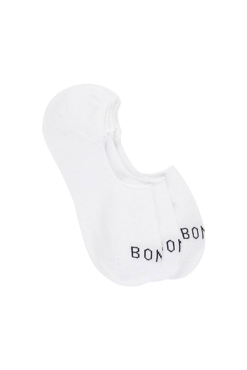 Bonds Mens Best Basics Sneaker Socks 3 Pack - White - Outlet Shop For Kids