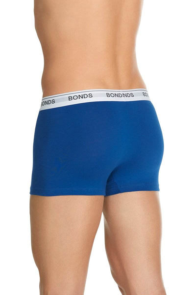 Bonds Mens Guyfront Trunk 3 Pack - Blue/Black/Grey - Outlet Shop For Kids
