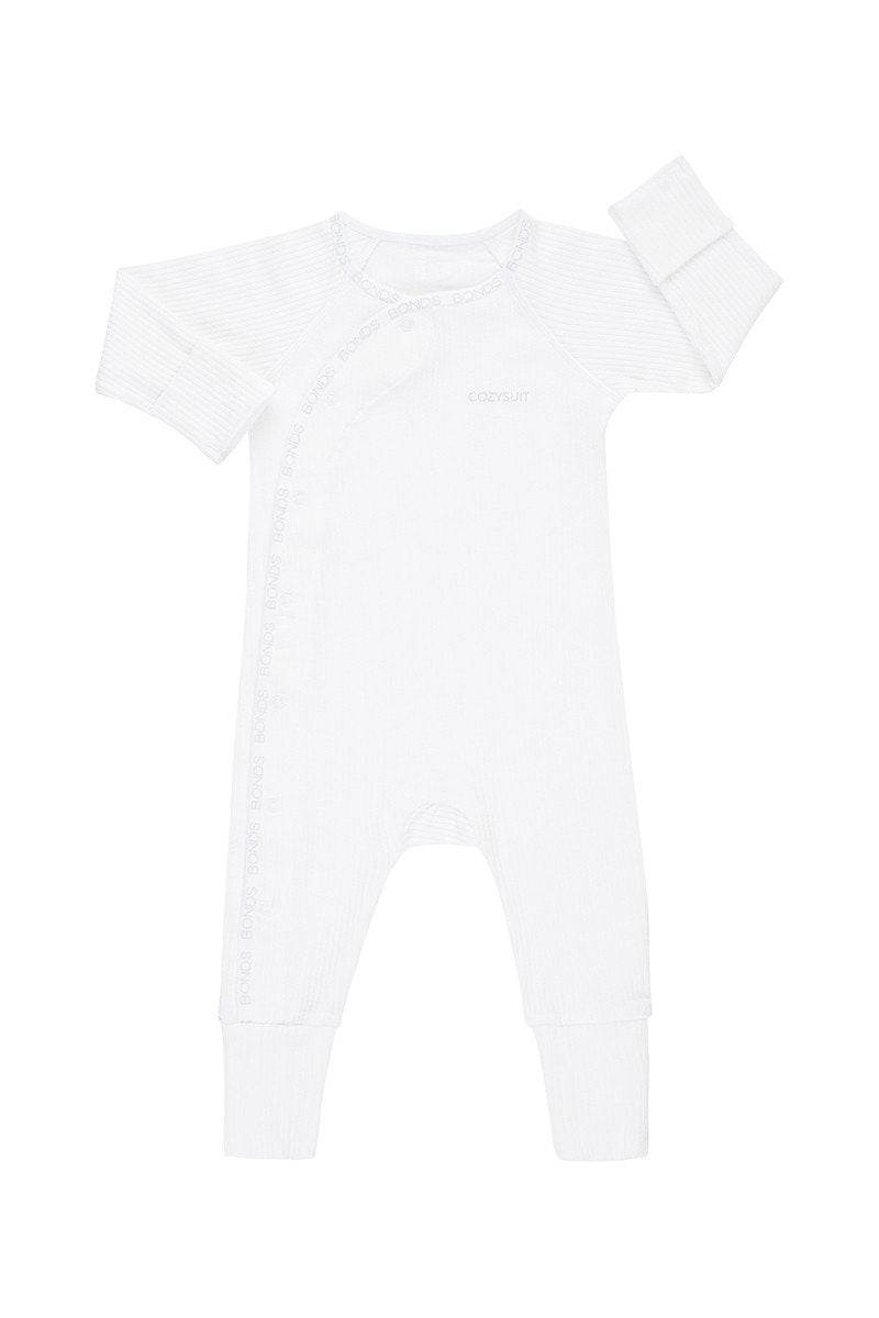Bonds Pointelle Cozysuit - White - Outlet Shop For Kids
