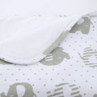 Bubba Blue Petit Elephant Reversible Cuddle Blanket - Outlet Shop For Kids
