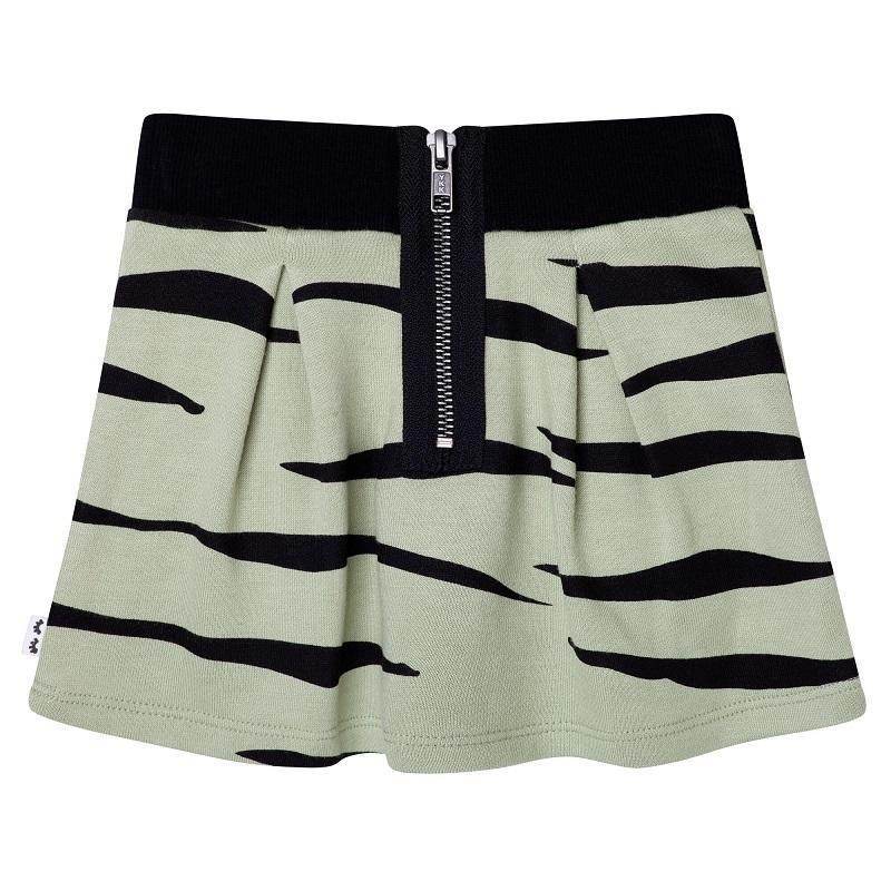 Chi Khi Millie Belle Skirt - Khaki Zebra - Outlet Shop For Kids
