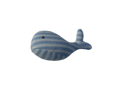 Emotion & Kids Crochet Whale Squeaker - Blue - Outlet Shop For Kids