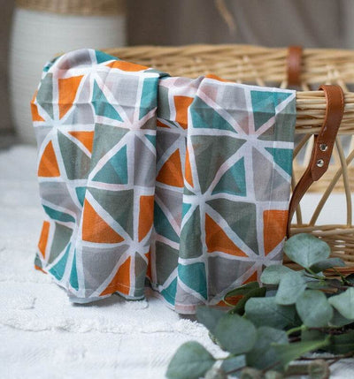 Emotion & Kids Multi Colour Triangle Muslin Wrap - Outlet Shop For Kids