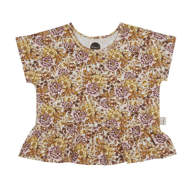 KaPow Kids Lavender Peplum T-shirt - Outlet Shop For Kids