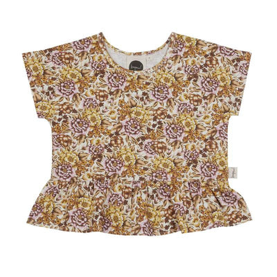 KaPow Kids Lavender Peplum T-shirt - Outlet Shop For Kids
