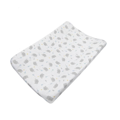 Living Textiles Change Pad Cover & Liner - Mason Elephant