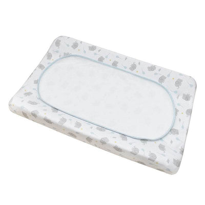 Living Textiles Change Pad Cover & Liner - Mason Elephant