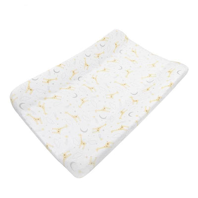 Living Textiles Change Pad Cover & Liner - Noah Giraffe