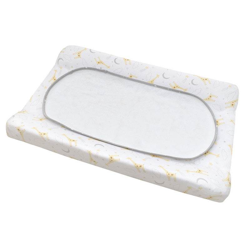 Living Textiles Change Pad Cover & Liner - Noah Giraffe