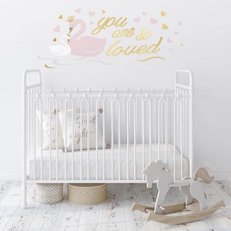 Living Textiles Removable Wall Decals - Swan Princess - Outlet Shop For Kids
