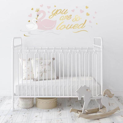 Living Textiles Removable Wall Decals - Swan Princess - Outlet Shop For Kids