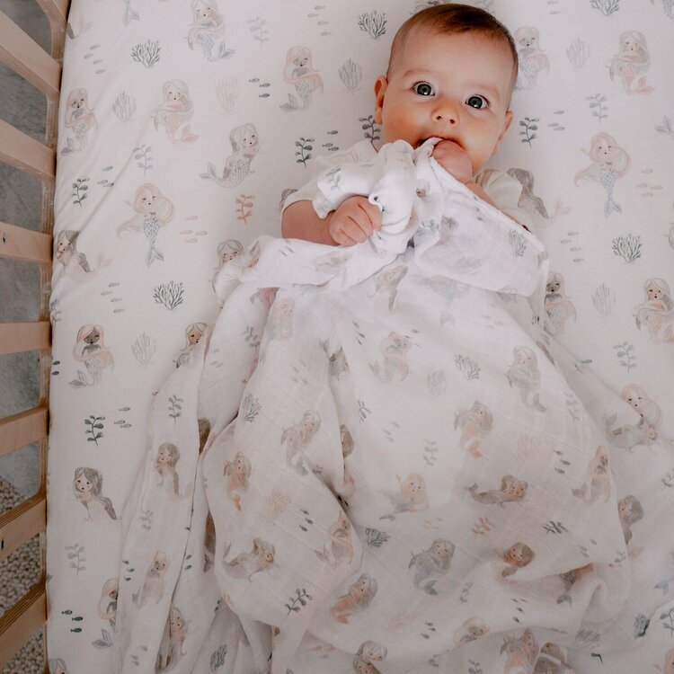 Mister Fly Muslin Wrap - Mermaid