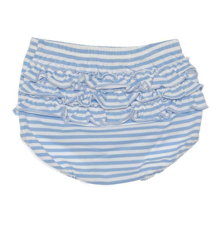 Minifin Ruffle Bloomers - Blue Stripe - Outlet Shop For Kids