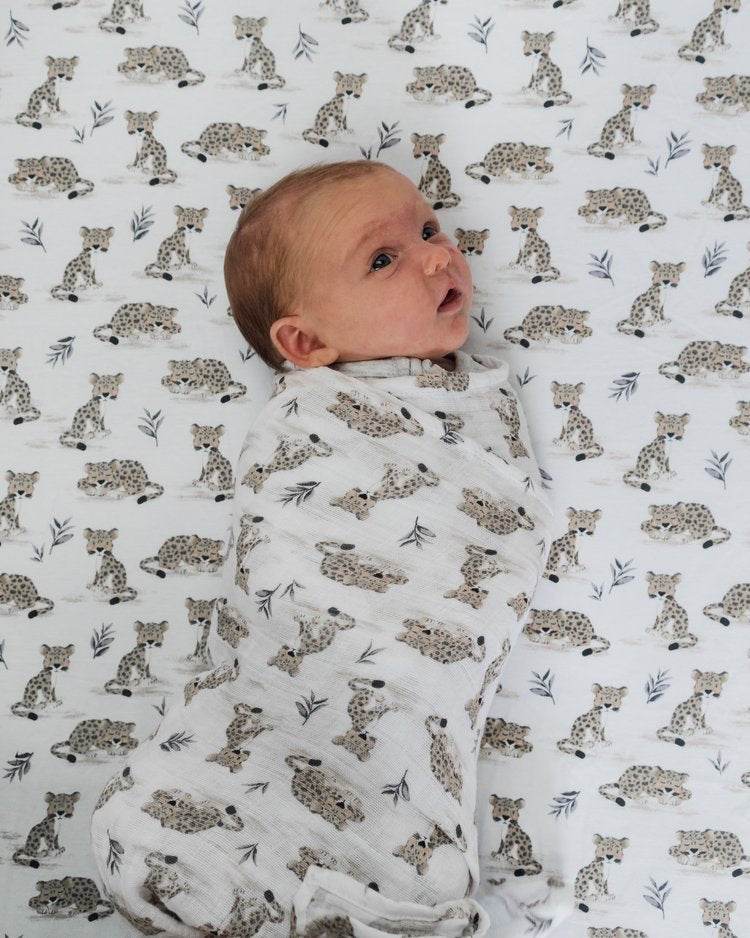 Mister Fly Muslin Wrap - Cheetah - Outlet Shop For Kids