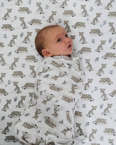 Mister Fly Muslin Wrap - Cheetah - Outlet Shop For Kids