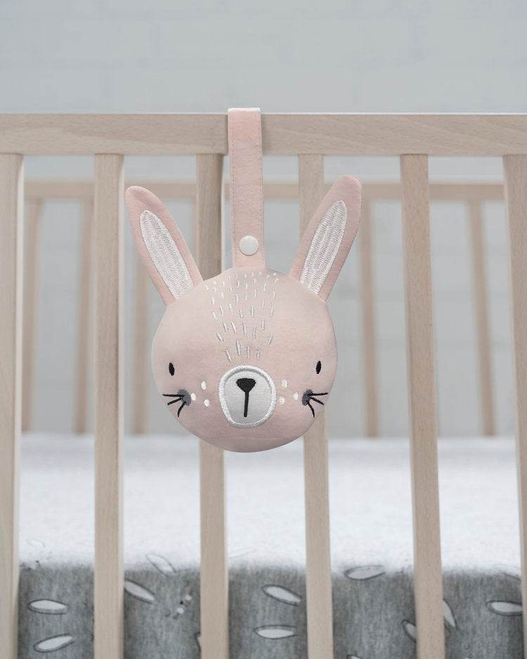 Mister Fly Pram Rattle Ball - Pink Bunny - Outlet Shop For Kids
