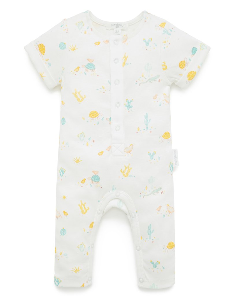 Purebaby Desert Friends Growsuit - Desert Friends Print - Outlet Shop For Kids