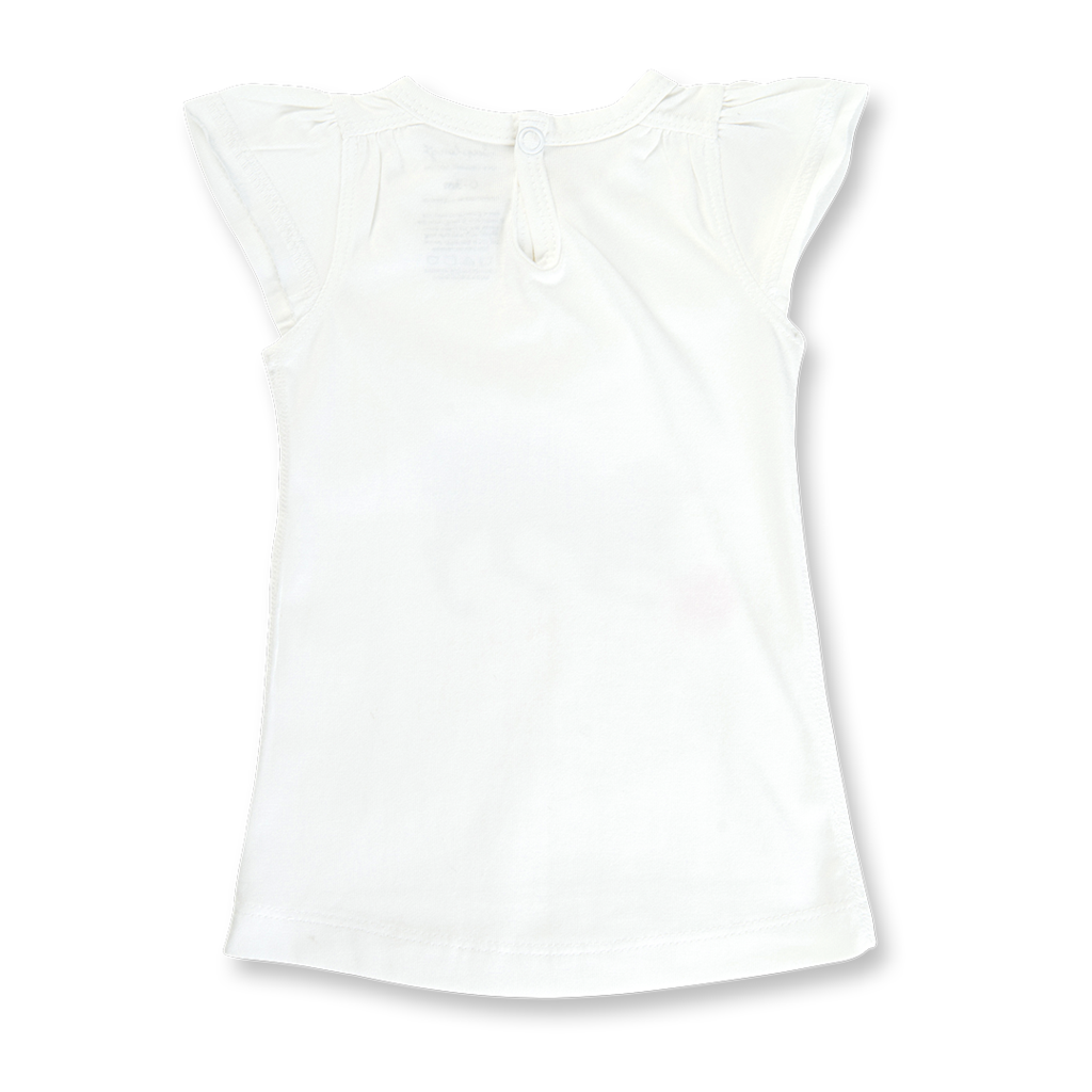 Sapling Child Organic Kitten Flutter Sleeve Tee-Outlet Shop For Kids