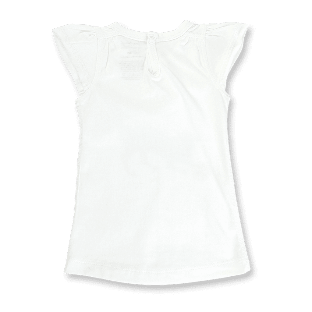 Sapling Child Organic Kitten Flutter Sleeve Tee - Outlet Shop For Kids