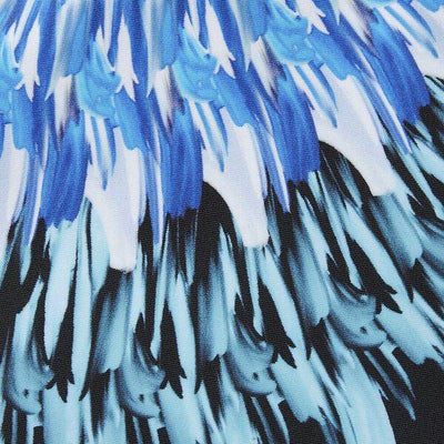 Speedo Girls Digital Placement Splashback - Black/Blue Flame/White/Mercurial Blue - Outlet Shop For Kids
