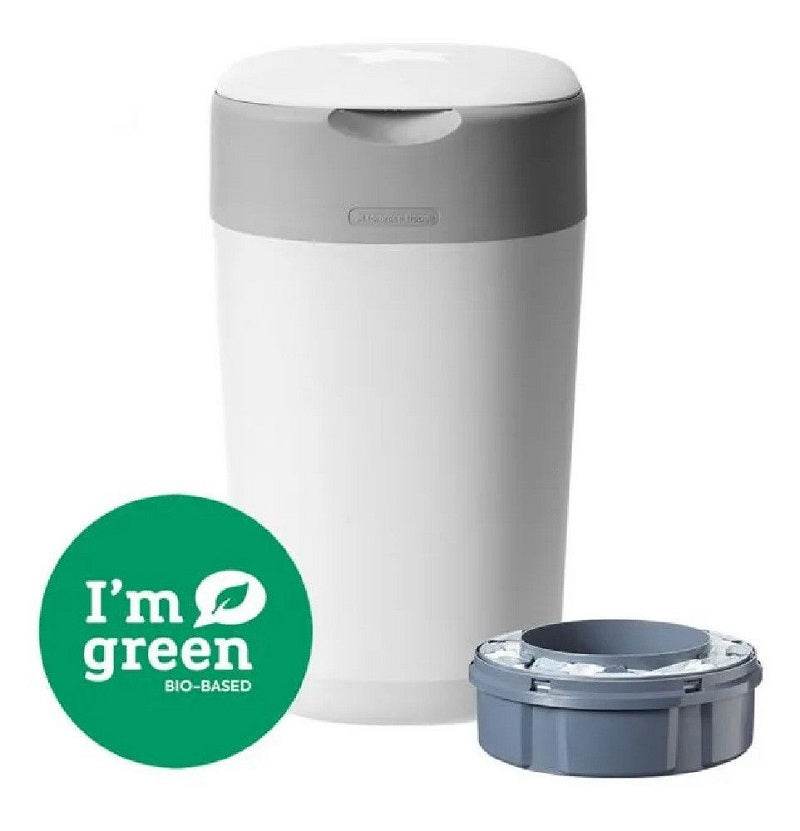 Tommee Tippee Twist & Click Nappy Disposal Unit - Cotton White - Outlet Shop For Kids