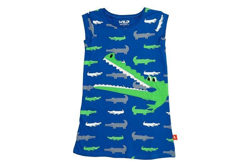Wild Republic Girls Dress - Croc Blue-Outlet Shop For Kids