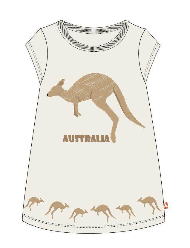 Wild Republic Girls Dress - Kangaroo With Australia - Outlet Shop For Kids